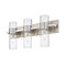Z-Lite Lawson 3 Light Vanity, Brushed Nickel & Clear 343-3V-BN - alternate 3